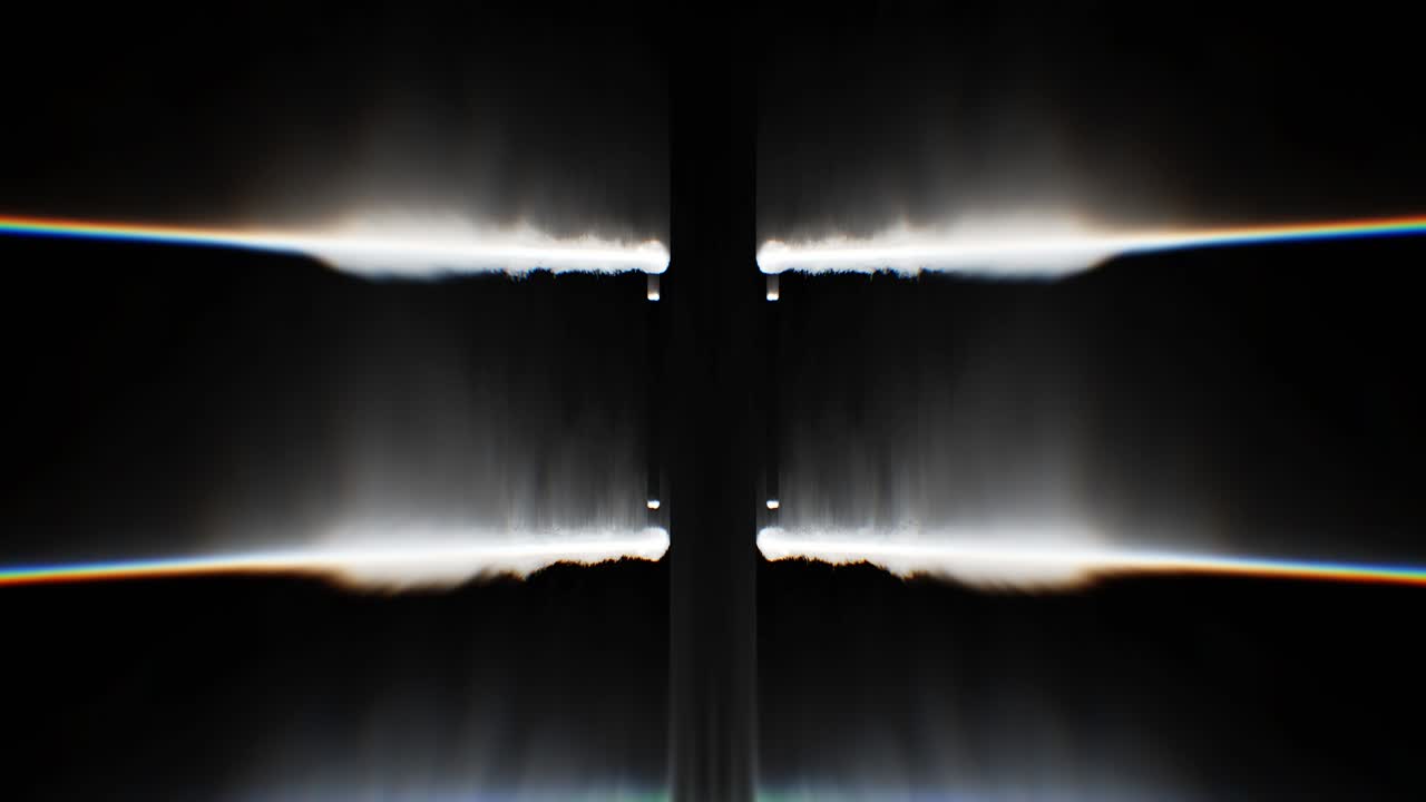 박이는 빛. 추상적인 움직임. vj 루프