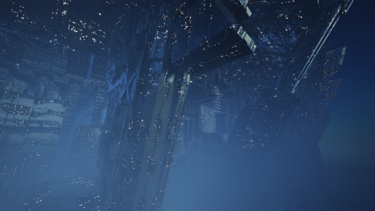 Futuristic Urban Nightscape