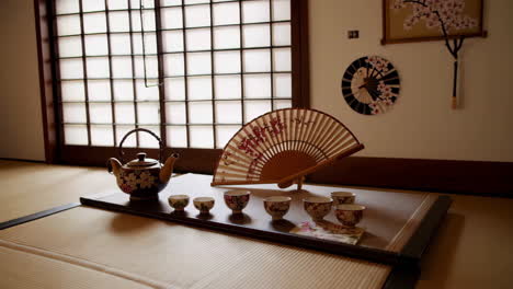japanese tea ceremony setting