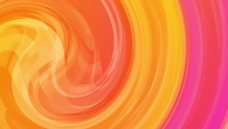 fondo psicodélico de espirales anaranjadas y rosadas