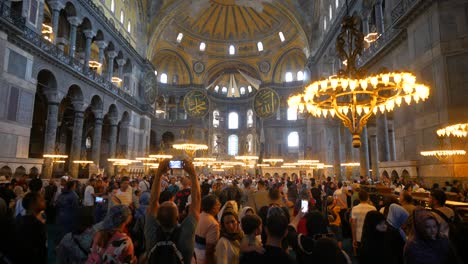 hagia sophia en la ciudad de estambul, turquía