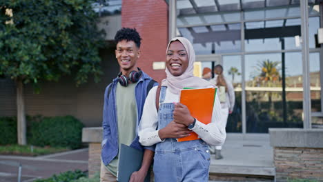 college students on campus