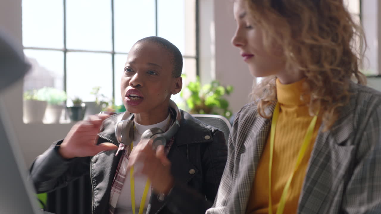 Two Women in a Productive Meeting