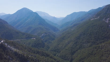 mountain valley landscape