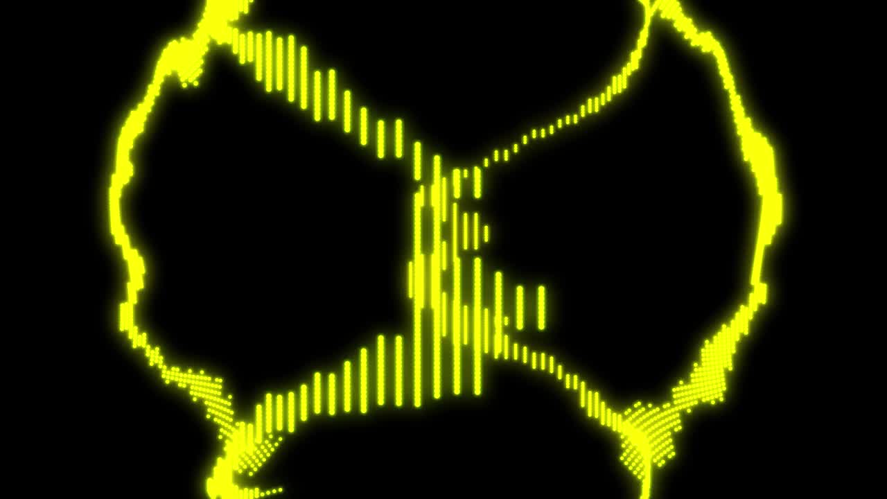 Particle diffusion scattering loop animation motion graphics