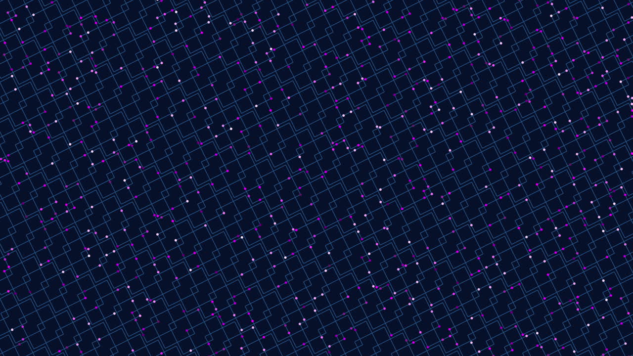 어두운 파란색 배경에  점이 있는 기하학적 디자인