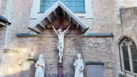 jezus on the cross in bruges belgium