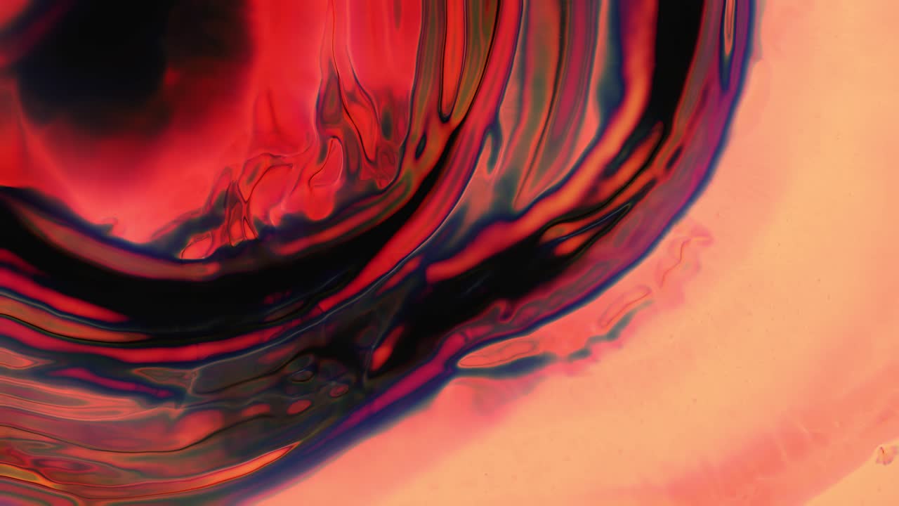 Abstract Colorful Paint Ink Liquid Explode