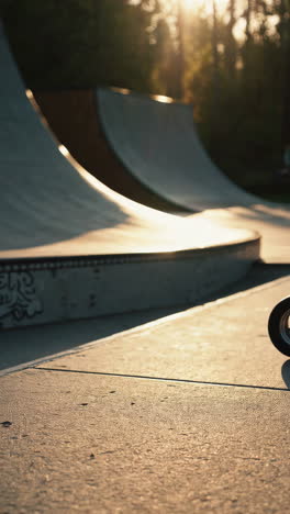 skatepark at sunset