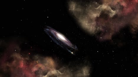 螺旋星系 (spiral galaxy) 是一個環形星系,在星雲之間旋轉的星系