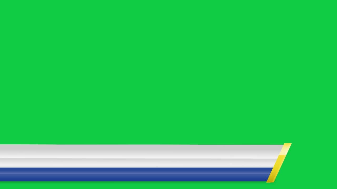 Lower thirds motion graphic elements with removal green screen background. For your video components.