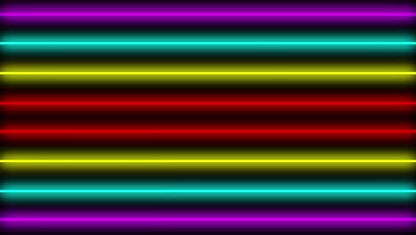 neon line illumination animation motion graphics