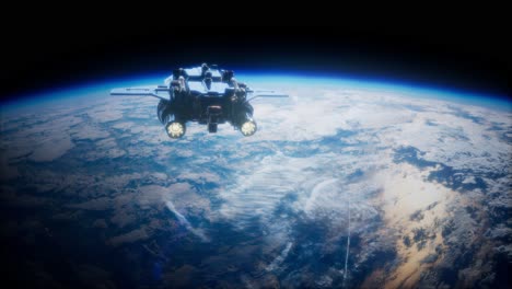 el transbordador espacial despegando en una misión