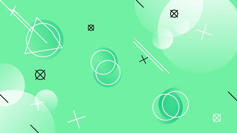 simple fondo rosado en bucle con formas geométricas.