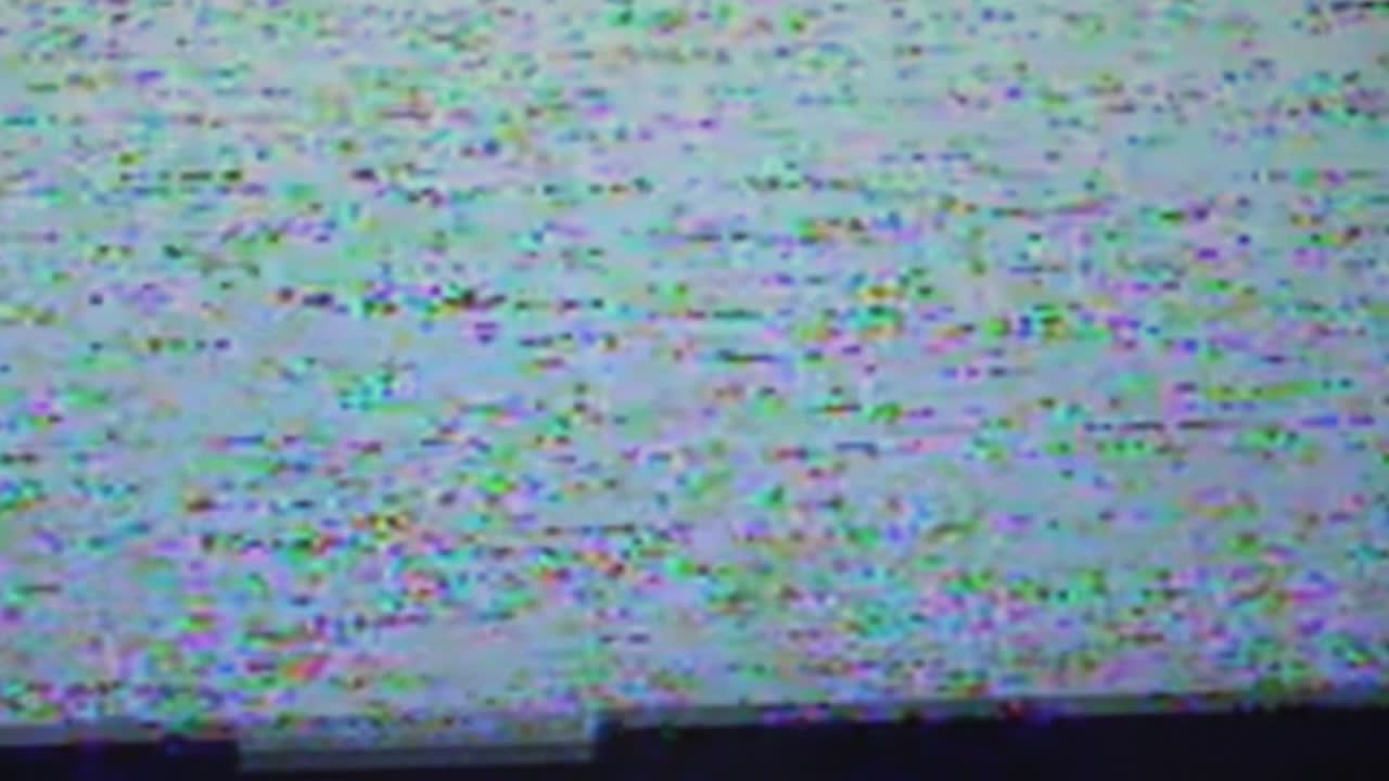 TV Noise with No Signal