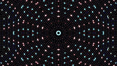 beautiful abstract kaleidoscope that shines, a radiant light that regulates the subtle movements