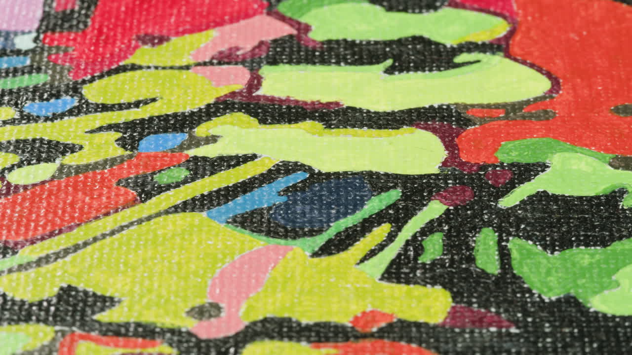 캔버스에 대한 추상적인 다채로운 그림