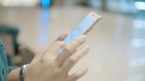 beautiful women are using smart phones.