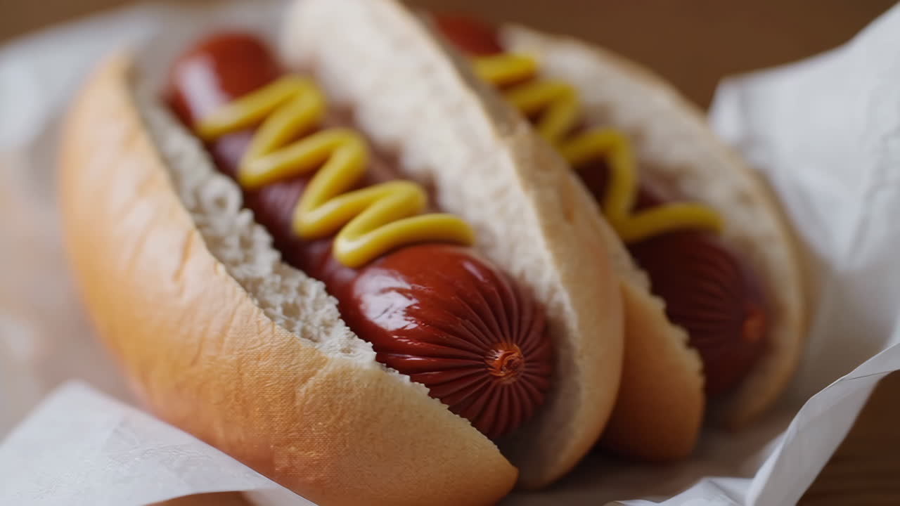 Hot Dogs with Mustard