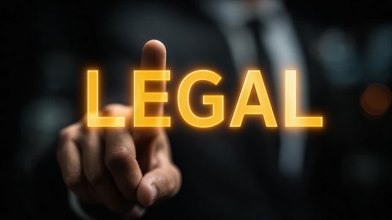 A Professional Gesture Emphasizing the Concept of Legality, Highlighting the Importance of Legal Matters Through a Focused Pointing Action in a Business Setting