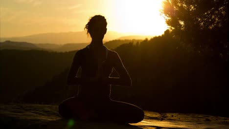 woman doing yoga outside 05