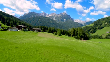 scenic view of the beautiful landscape in the alps