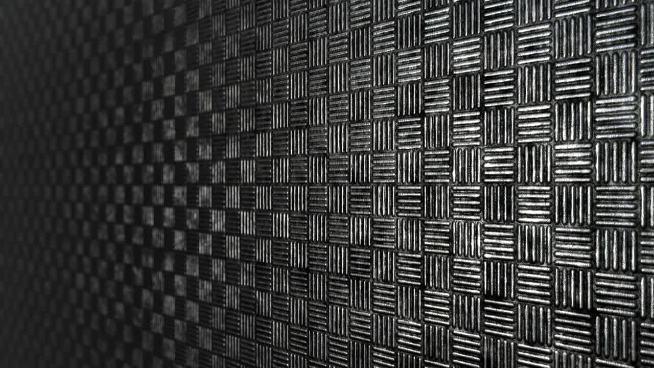 bucle de fondo de patrón cuadrado de acero oscuro