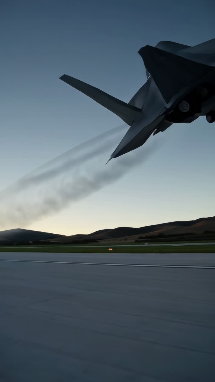 Military Jet Aircraft Landing/Taking Off