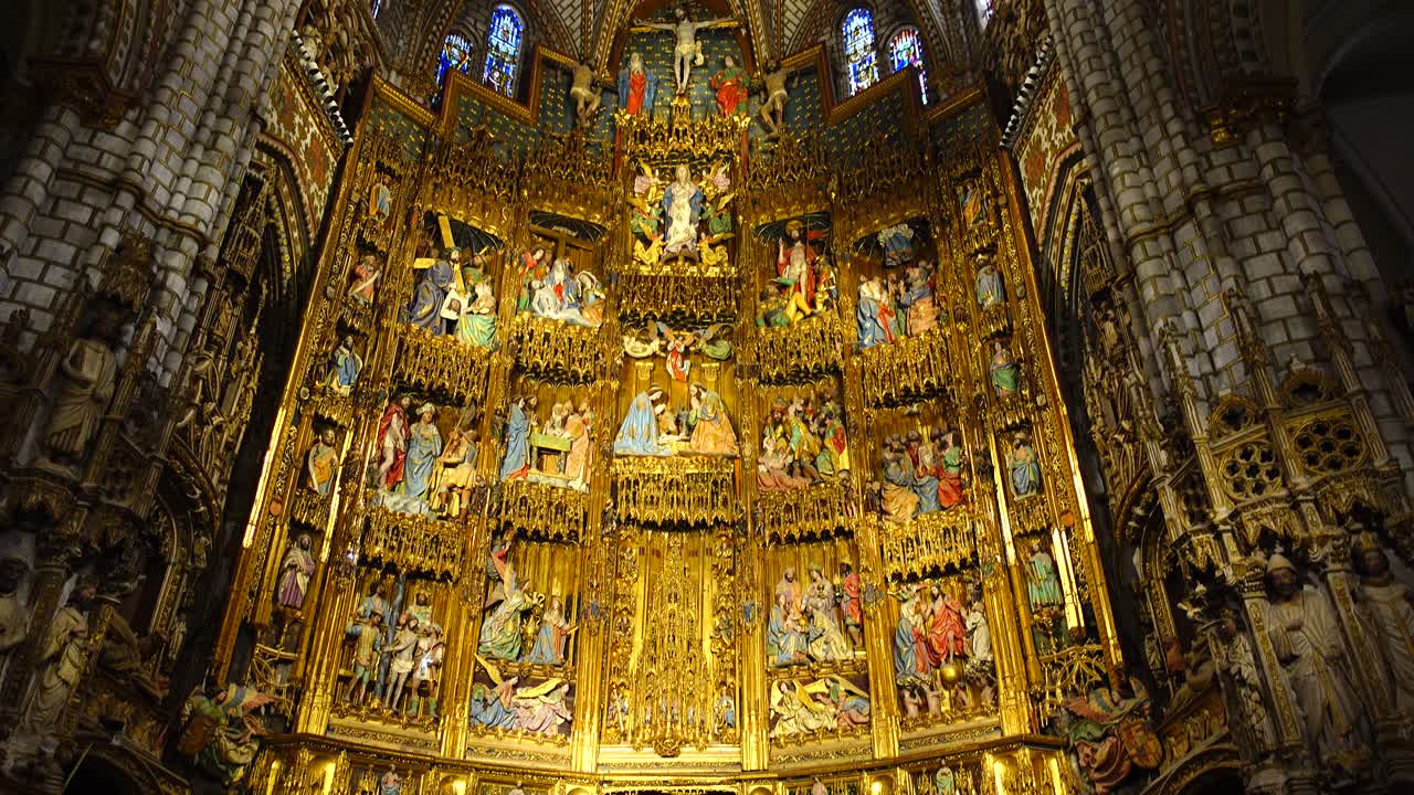 TOLEDO, SPAGNA. Interno della Cattedrale Primaziale di Santa Maria di Toledo.