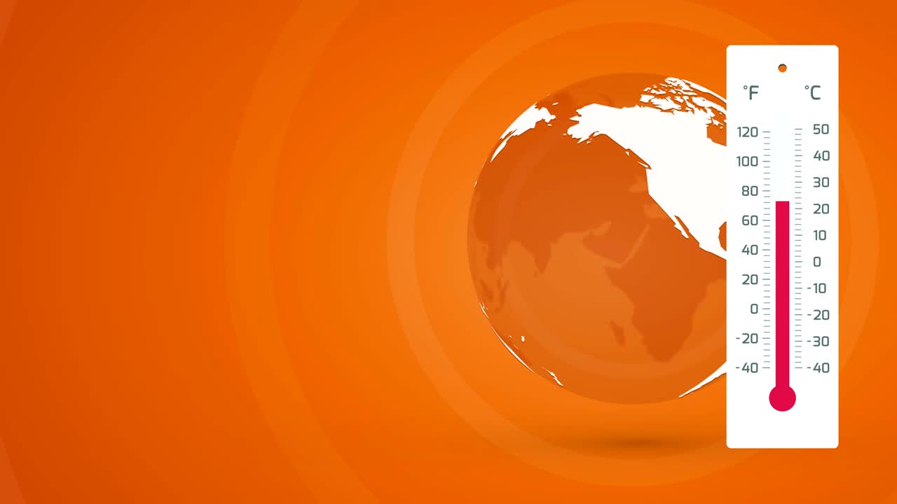 concepto de calentamiento global del planeta tierra