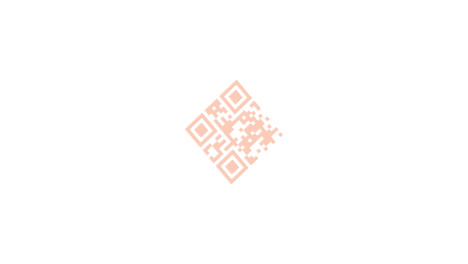 escáner de código qr contra un fondo blanco