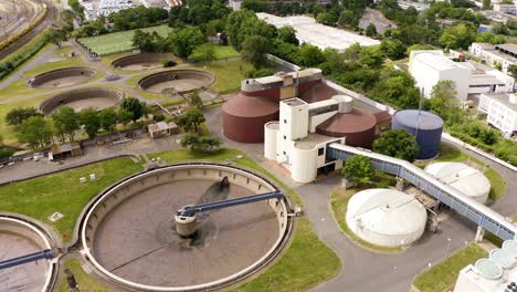 empty waster water treatment tanks at faculty