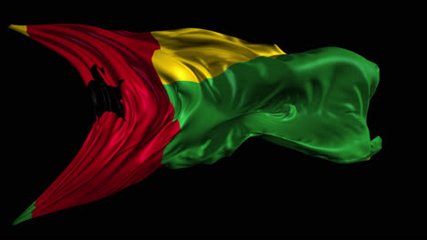 Waving Flag of Benin