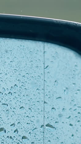 rain drops on a car windshield