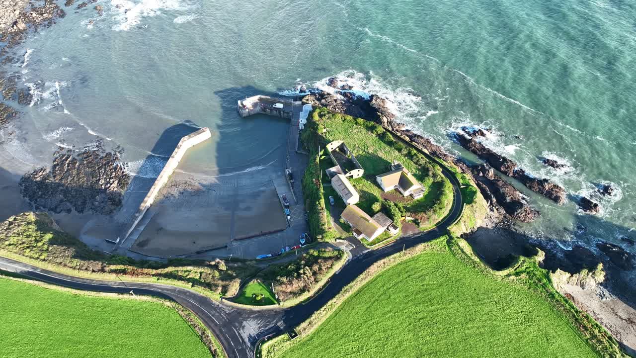 Ireland Epic Locations sheltered harbour Boatstrand Copper Coast Waterford at low tide