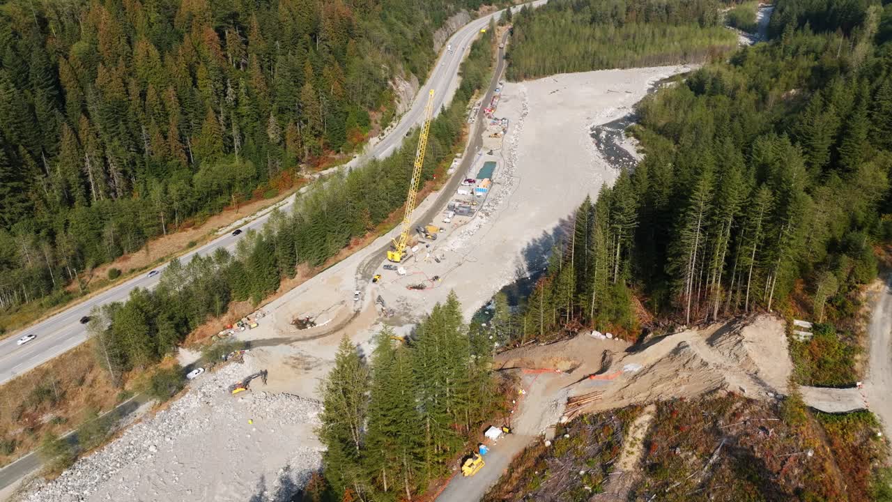 construcción del oleoducto y gasoducto tmx en columbia británica canadá