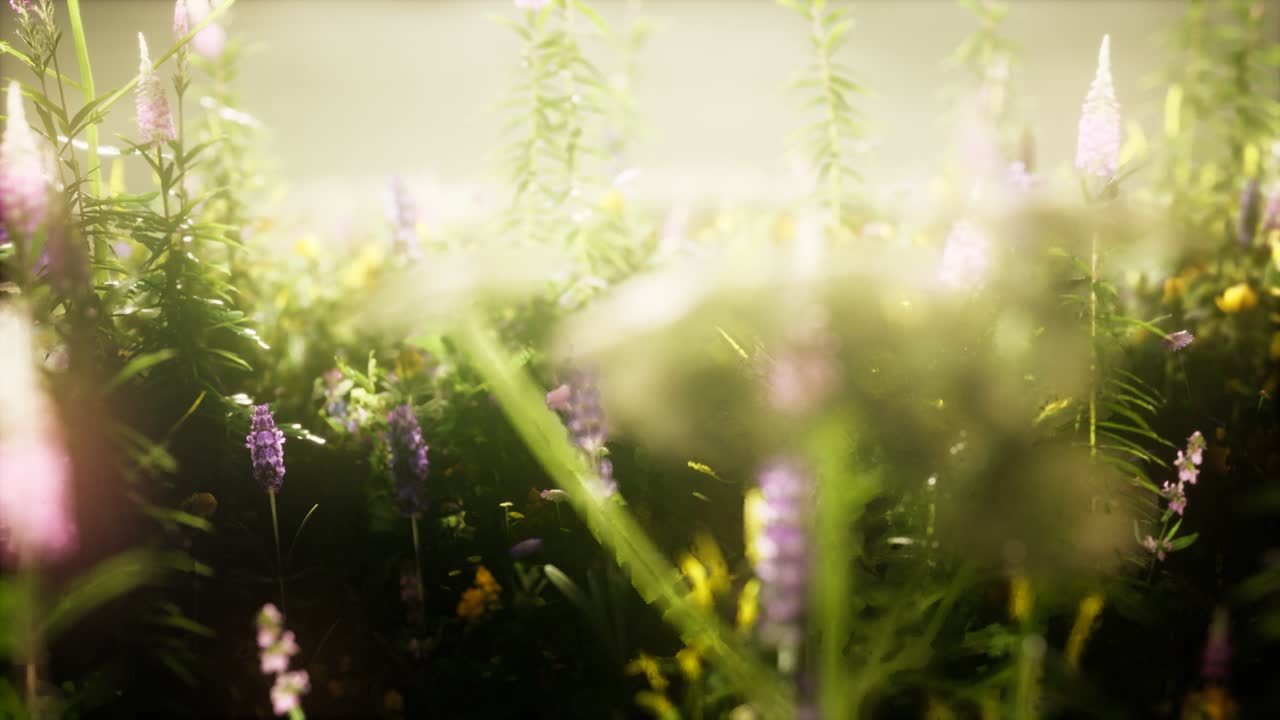 flores silvestres en el campo