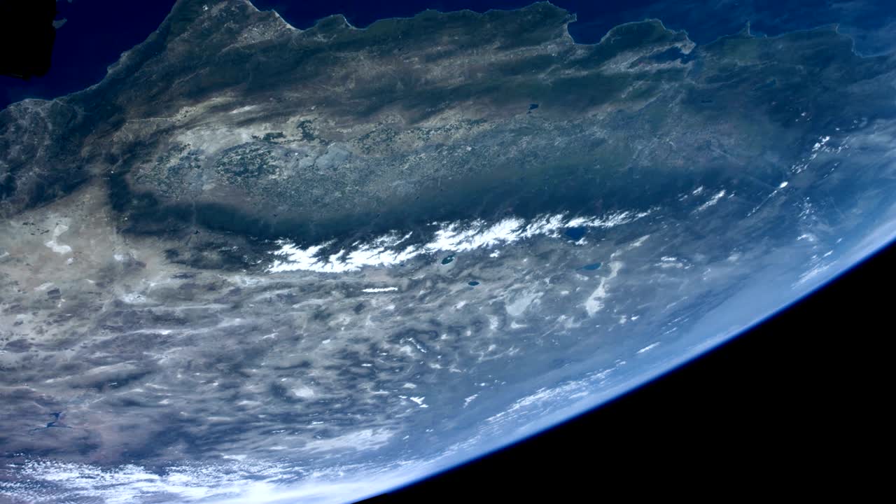 Tierra vista desde el espacio. San Francisco, Los Ángeles, Océano Pacífico. Imágenes de Dominio Público de la NASA.