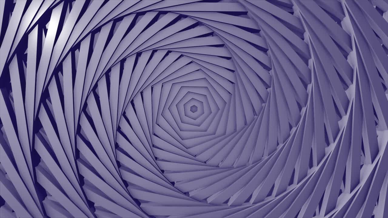 Abstract Purple Spiral Geometric Pattern