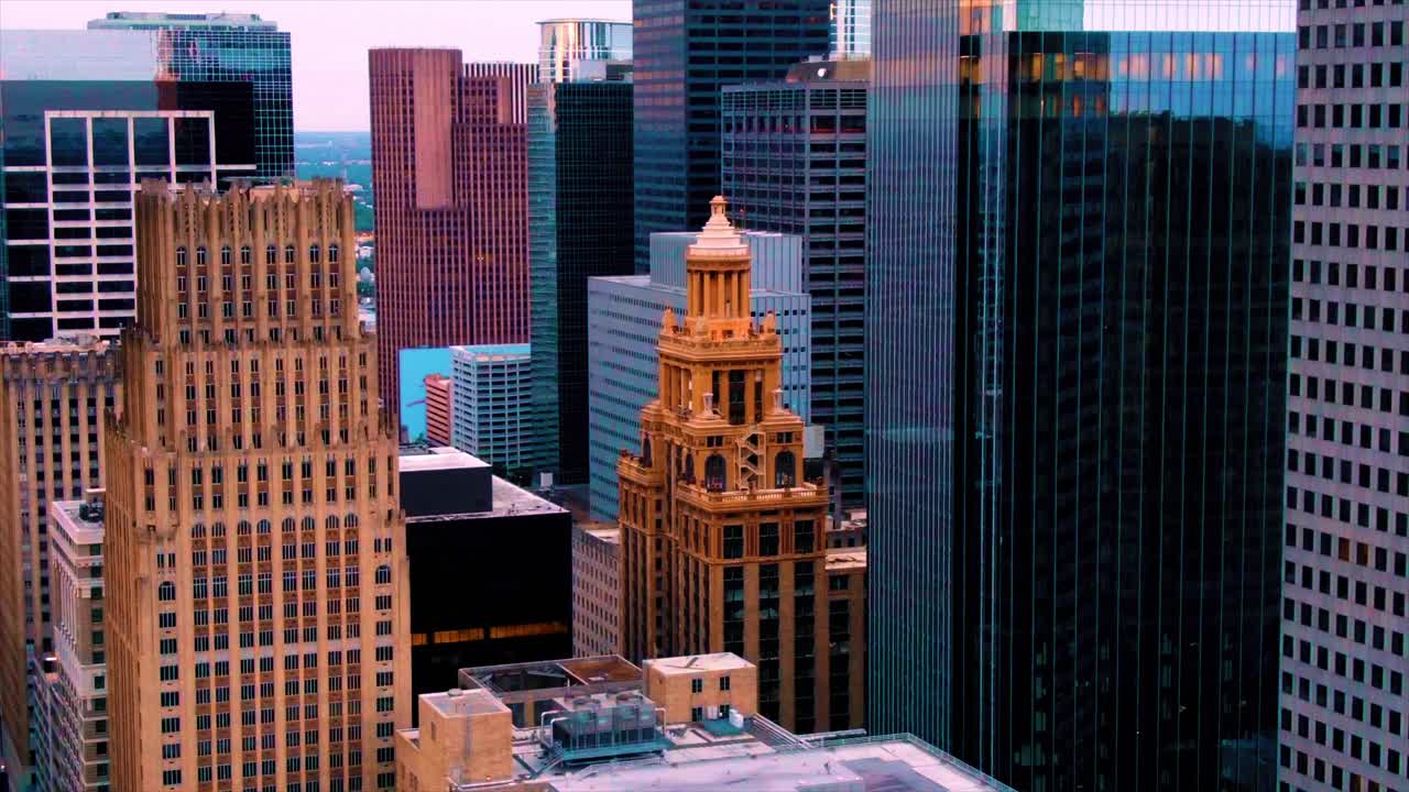 다운타운 휴스턴 시네마틱 드론 영상