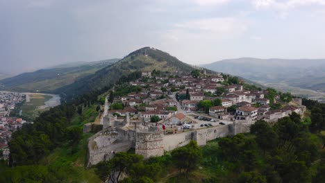 old citadel of berat, a unesco heritage site in south albania