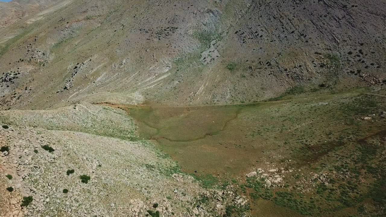 헤르몬 산의 공중 사진