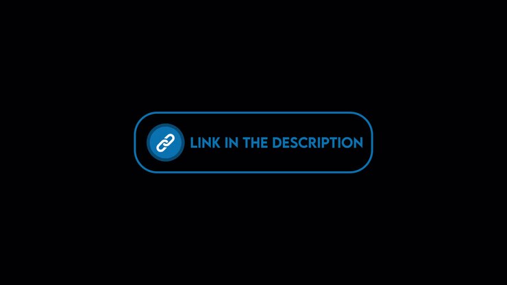Animated Link in the Description Button for Video Call to Action
