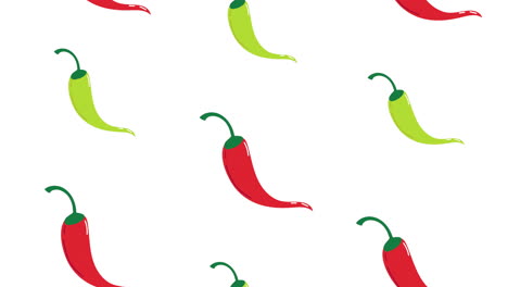 chili peppers pattern