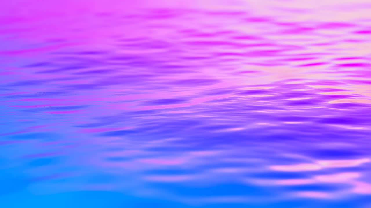 Abstrakt bakgrunn med livlige neongradient vannkrusninger