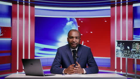 African-american-news-anchor-in-studio