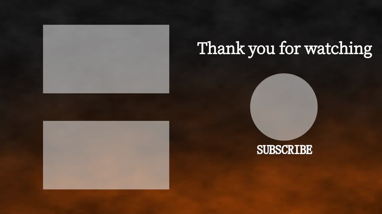 스모크 cg 엔드 카드 엔딩 스크린 모션 그래픽