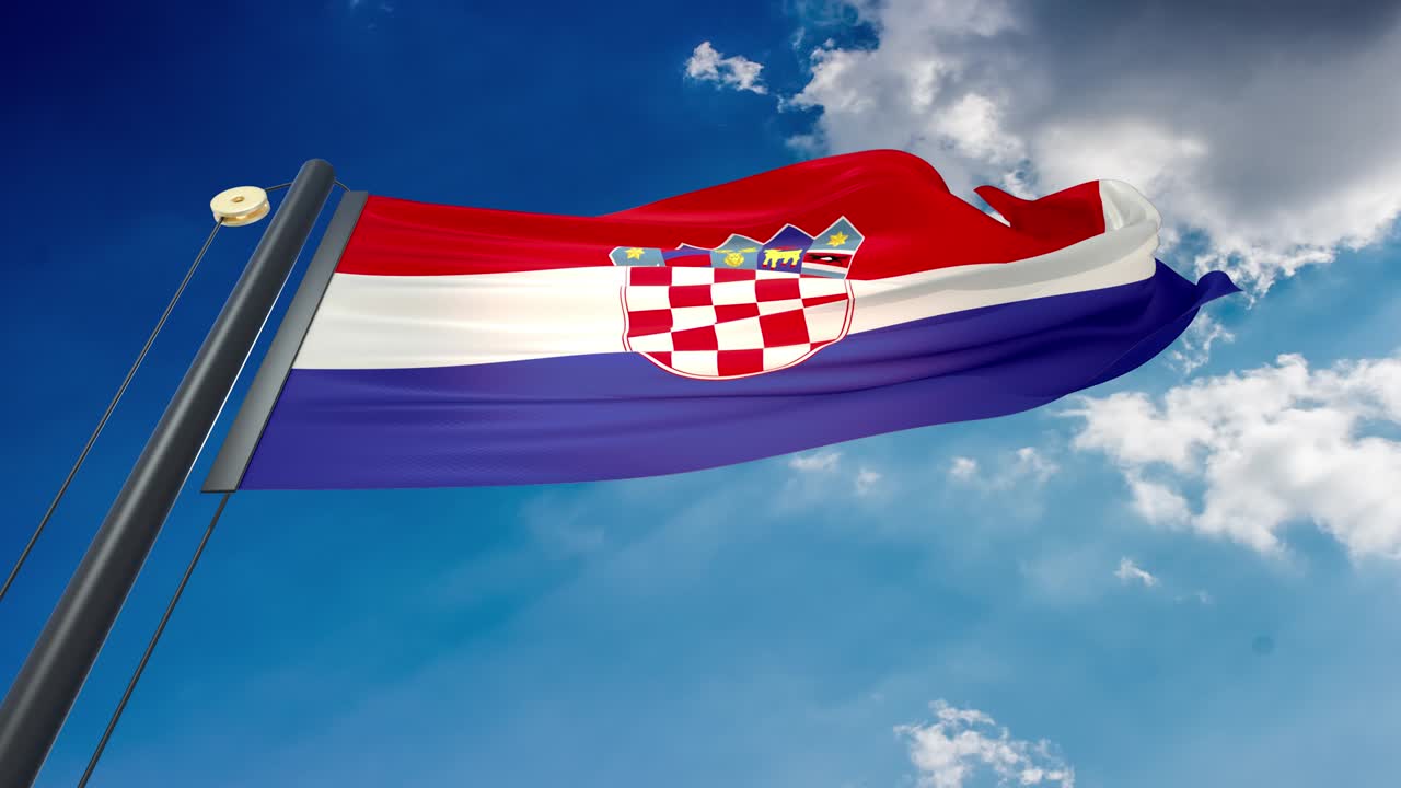 크로아티아의 발을 흔들고