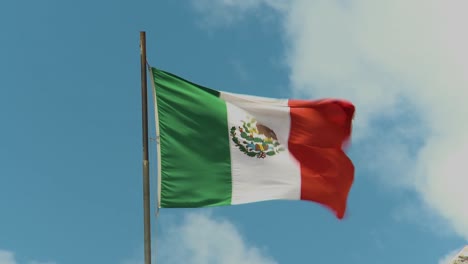 mexican flag waving