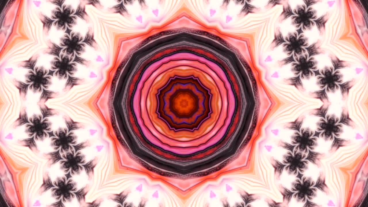 movimiento de fondo de kaleidoscopio abstractamente colorido